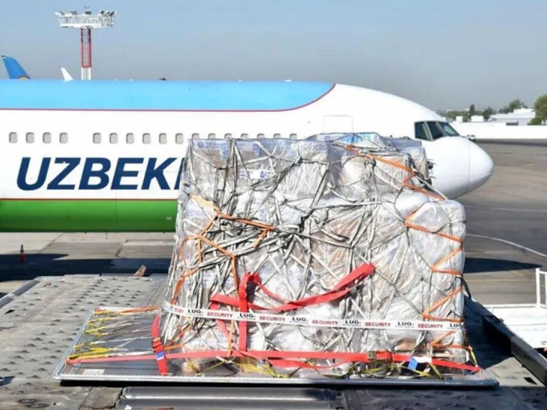 Узбекистан принял вторую партию благотворительного груза из Египта