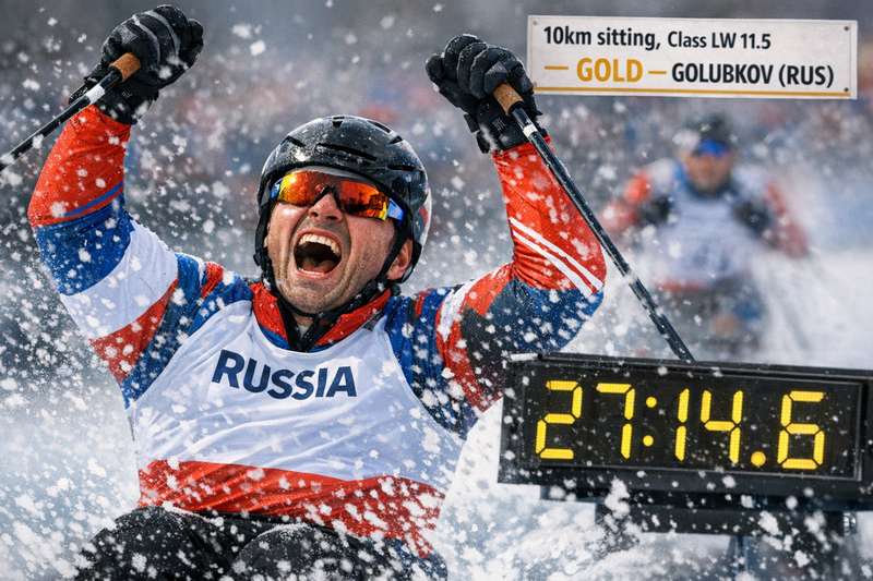 Российская сборная входит в пятерку лучших команд на Паралимпиаде